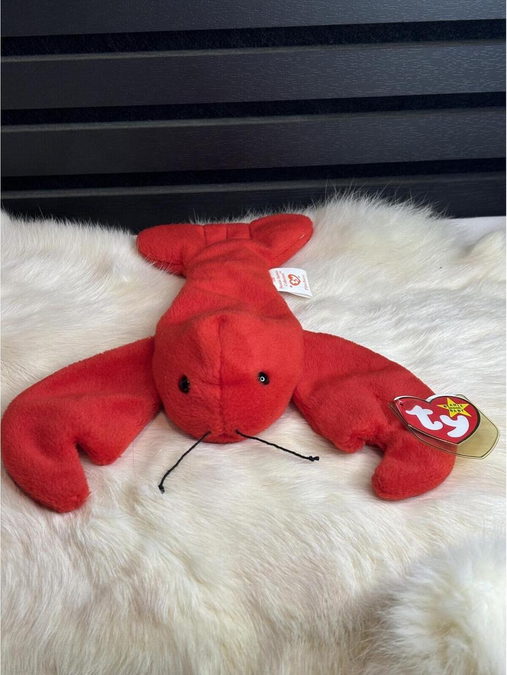Ty Beanie Babies Collection Pinchers Red Lobster Plush with Tag